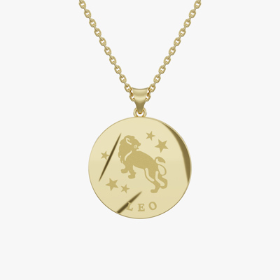 Leo Birth Month Gold Pendant